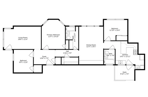 Floorplan - 1235 E 53rd St #3, Chicago, IL 60615 photo 1 of 1