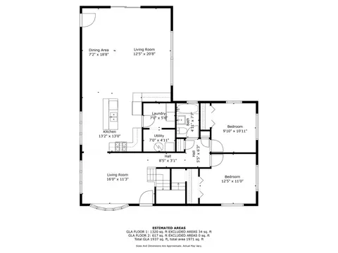 Floorplan - 1341 S Sumner St, Wheaton, IL 60189 photo 1 of 2