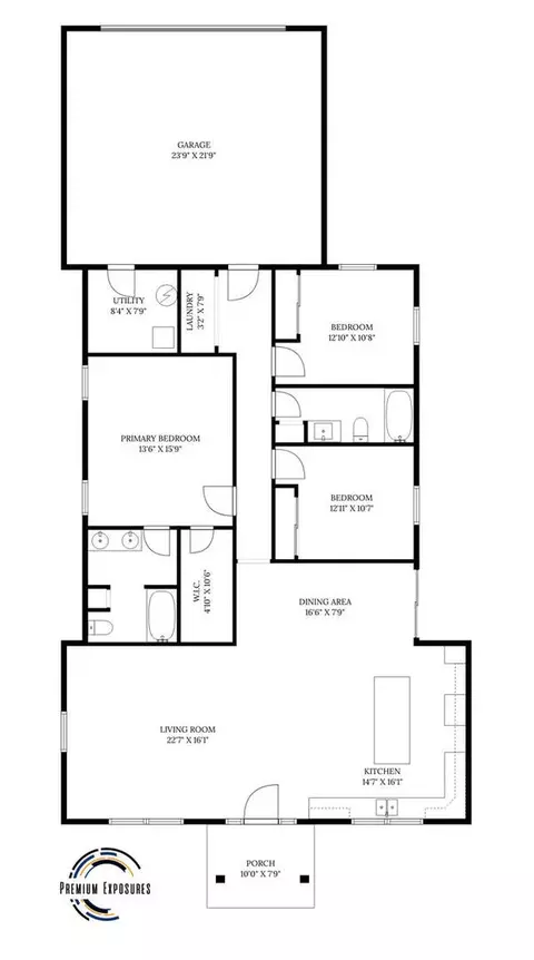 Floorplan - 409 E Buckner St, Tuscola, IL 61953 photo 1 of 1