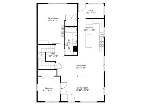 Floorplan - 523 Kipling Ct, Wheaton, IL 60187 photo 3 of 3