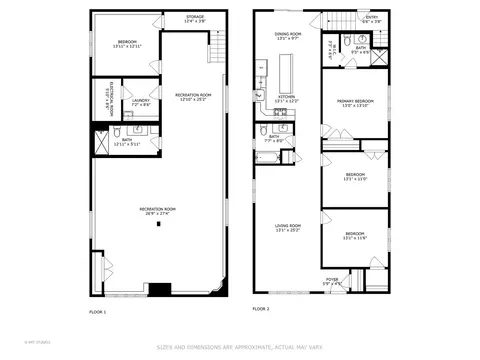 Floorplan - 1544 N Wolf Rd, Berkeley, IL 60163 photo 1 of 3