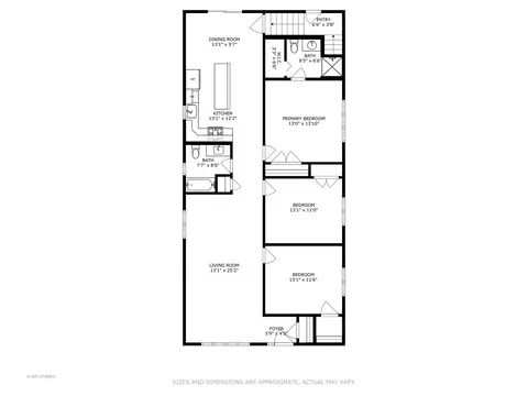 Floorplan - 1544 N Wolf Rd, Berkeley, IL 60163 photo 2 of 3