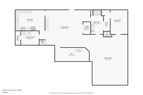 Floorplan - 3560 Primrose Ln, Morris, IL 60450 photo 2 of 3