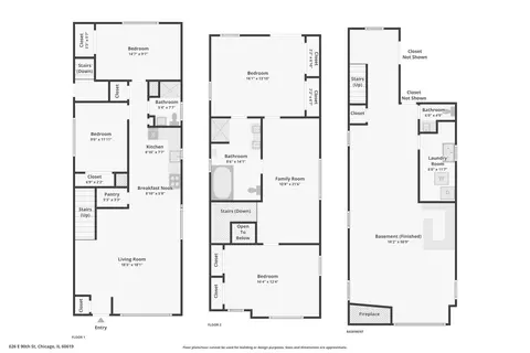 Floorplan - 626 E 90th St, Chicago, IL 60619 photo 1 of 1