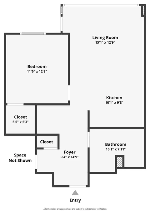 Floorplan - 225 S Sangamon St #804, Chicago, IL 60607 photo 1 of 1