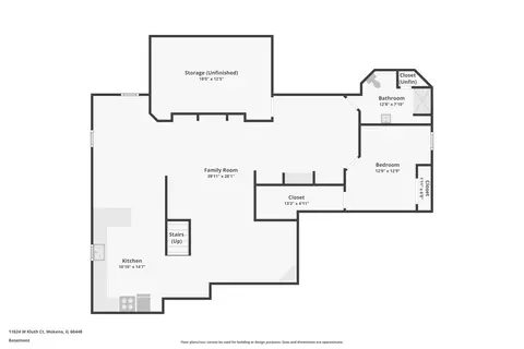 Floorplan - 11624 Kluth Ct, Mokena, IL 60448 photo 3 of 4