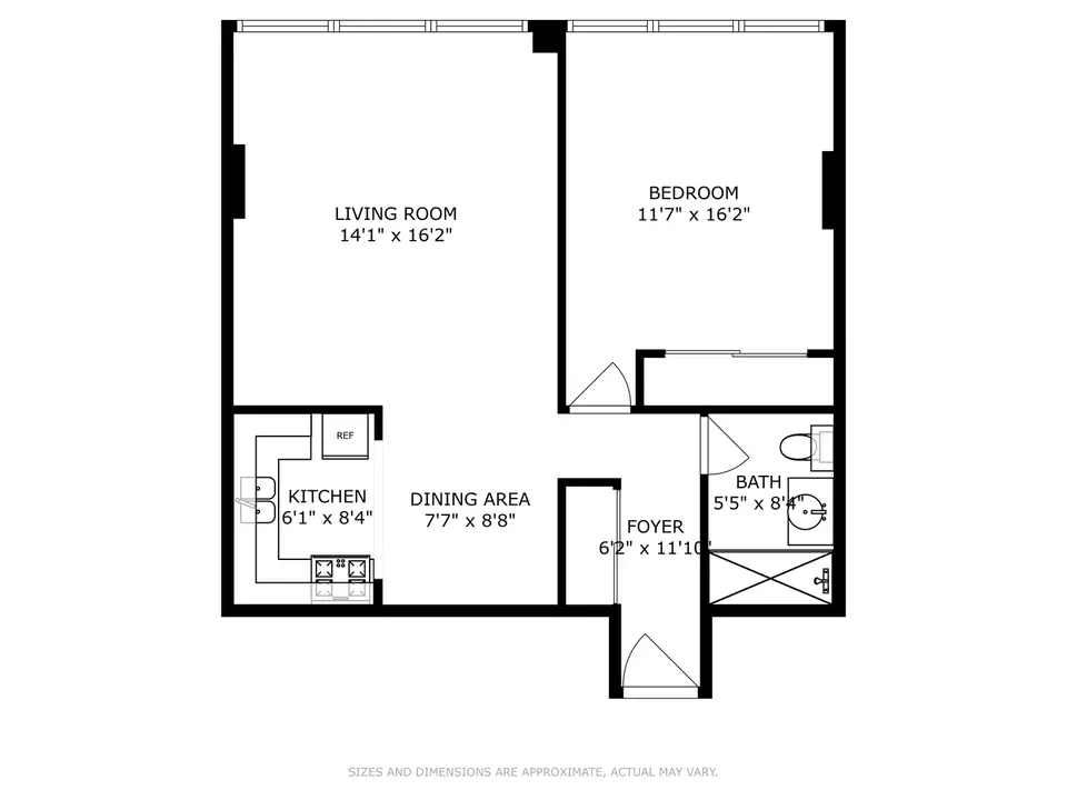 Floorplan - 7234 W North Ave #1610, Elmwood Park, IL 60707 photo 1 of 1