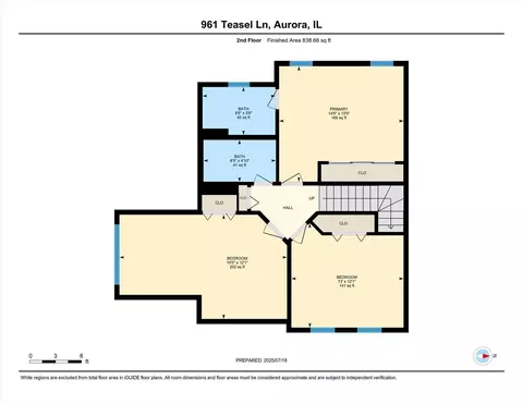 Floorplan - 961 Teasel Ln, Aurora, IL 60504 photo 2 of 3