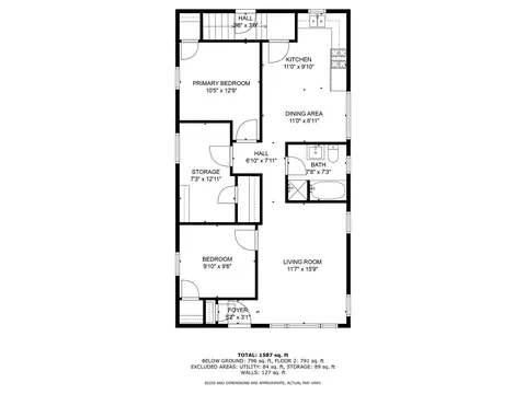 Floorplan - 15511 Drexel Ave, Dolton, IL 60419 photo 2 of 3