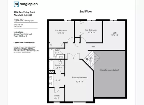 Floorplan - 2906 Sun Valley Ct, Plainfield, IL 60586 photo 2 of 3