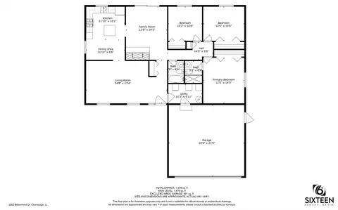 Floorplan - 2002 Bittersweet Dr, Champaign, IL 61821 photo 1 of 1