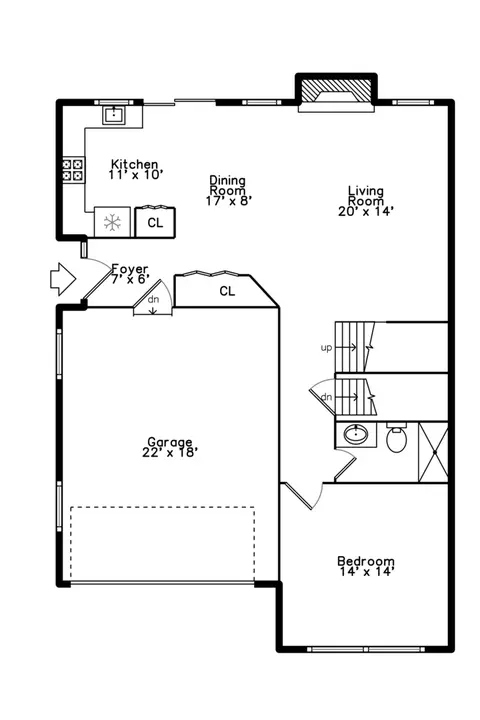 Floorplan - 800 Linden Cir, Hoffman Estates, IL 60169 photo 1 of 3