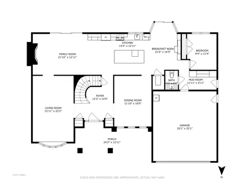 Floorplan - 3335 Elmdale Rd, Glenview, IL 60025 photo 3 of 4