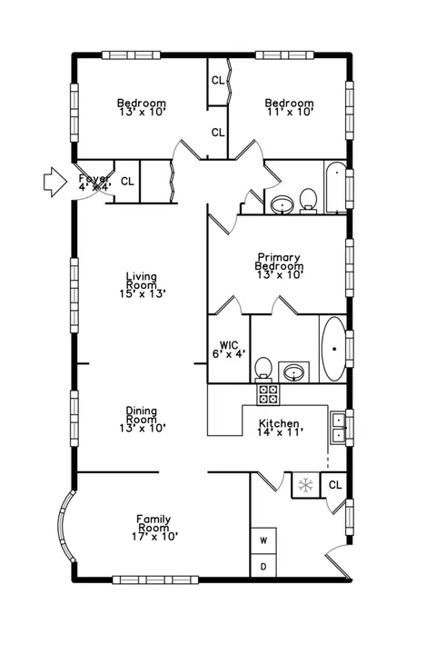 Floorplan - 465 Apache Ln, Hoffman Estates, IL 60169 photo 1 of 1