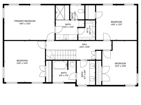 Floorplan - 4049 Michelline Ln, Northbrook, IL 60062 photo 1 of 2