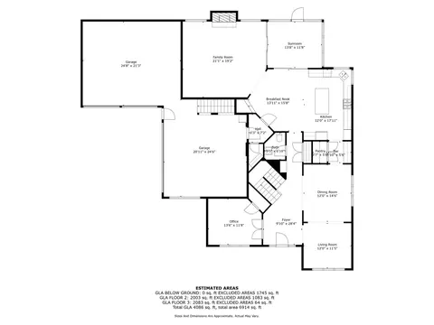Floorplan - 4544 Corktree Rd, Naperville, IL 60564 photo 1 of 3