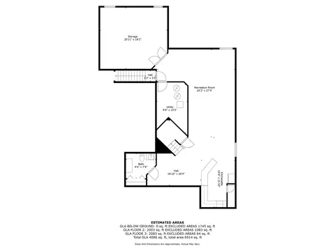 Floorplan - 4544 Corktree Rd, Naperville, IL 60564 photo 3 of 3