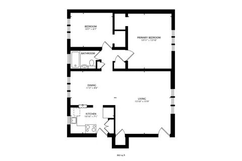 Floorplan - 1555 Monroe Ave #2, River Forest, IL 60305 photo 1 of 1