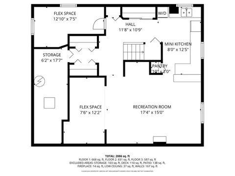 Floorplan - 630 Hermitage Dr, Deerfield, IL 60015 photo 3 of 3