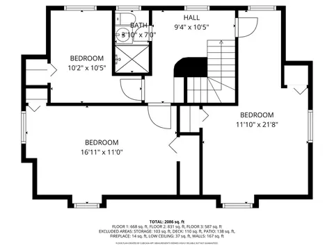 Floorplan - 630 Hermitage Dr, Deerfield, IL 60015 photo 2 of 3
