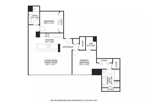 Floorplan - 500 W Superior St #1202, Chicago, IL 60654 photo 1 of 1