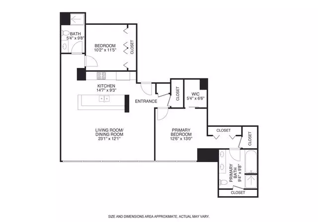 Floorplan - 500 W Superior St #1202, Chicago, IL 60654 photo 1 of 1