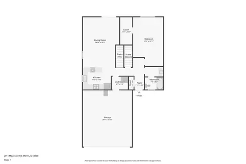 Floorplan - 2011 Mountain Rd, Morris, IL 60450 photo 2 of 3
