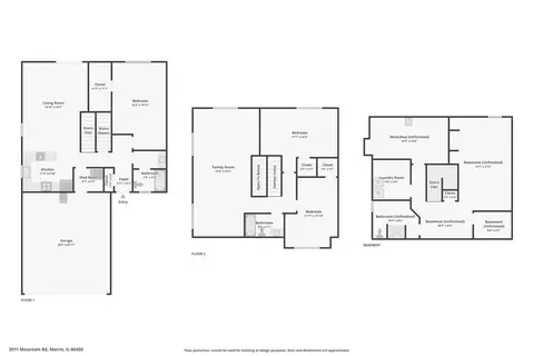Floorplan - 2011 Mountain Rd, Morris, IL 60450 photo 1 of 3