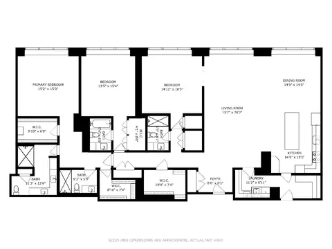 Floorplan - 180 E Pearson St #4606, Chicago, IL 60611 photo 1 of 1
