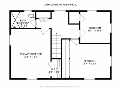 Floorplan - 2430 Covert Rd, Glenview, IL 60025 photo 1 of 4