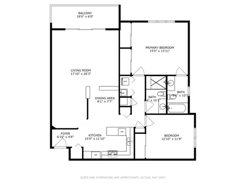 Floorplan - 650 S River Rd #504, Des Plaines, IL 60016 photo 1 of 1