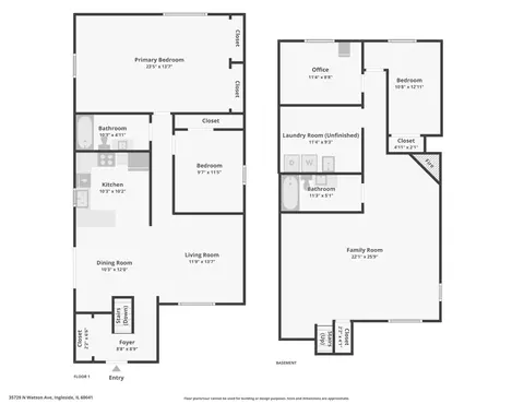 Floorplan - 35729 N Watson Ave, Ingleside, IL 60041 photo 1 of 1
