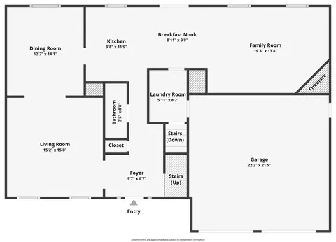 Floorplan - 140 Amherst Dr, Bartlett, IL 60103 photo 1 of 3