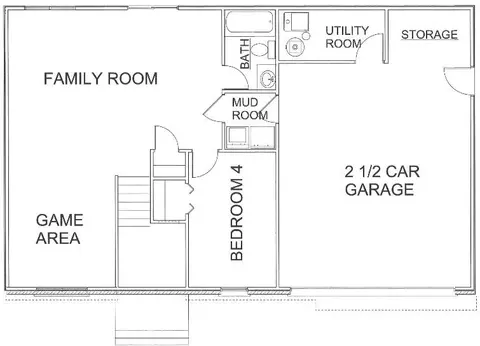 Floorplan - 8317 Dylan Dr, Merrillville, IN 46410 photo 1 of 2