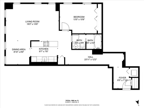 Floorplan - 40 E 9th St #1802, Chicago, IL 60605 photo 1 of 1