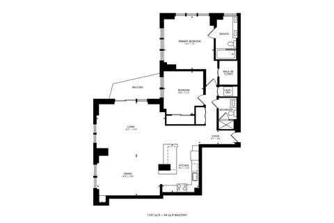 Floorplan - Undisclosed, Chicago, IL 60654 photo 1 of 1