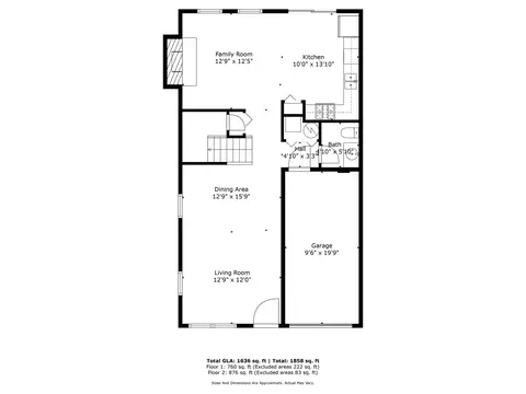 Floorplan - 2721 River Bend Ln, Plainfield, IL 60586 photo 1 of 3