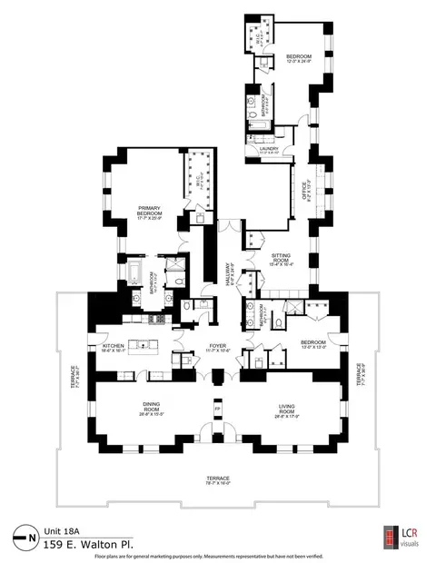 Floorplan - 159 E Walton Pl #18A, Chicago, IL 60611 photo 1 of 1