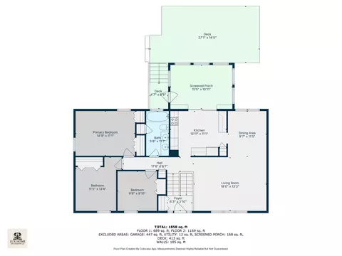 Floorplan - 3960 Colony Ct, Hoffman Estates, IL 60192 photo 2 of 2