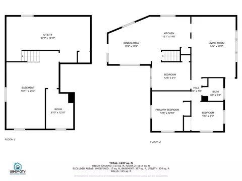 Floorplan - 105 N Chase Ave, Bartlett, IL 60103 photo 3 of 3