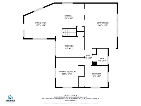Floorplan - 105 N Chase Ave, Bartlett, IL 60103 photo 1 of 3