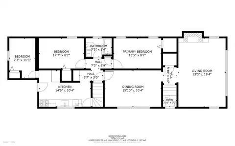Floorplan - 432 E 88th St, Chicago, IL 60619 photo 2 of 3