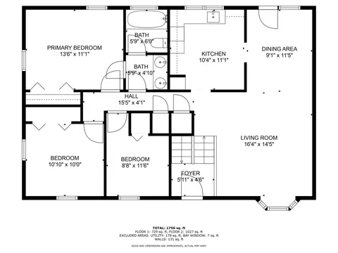 Floorplan - 336 Cherry Ln, Glenview, IL 60025 photo 3 of 3