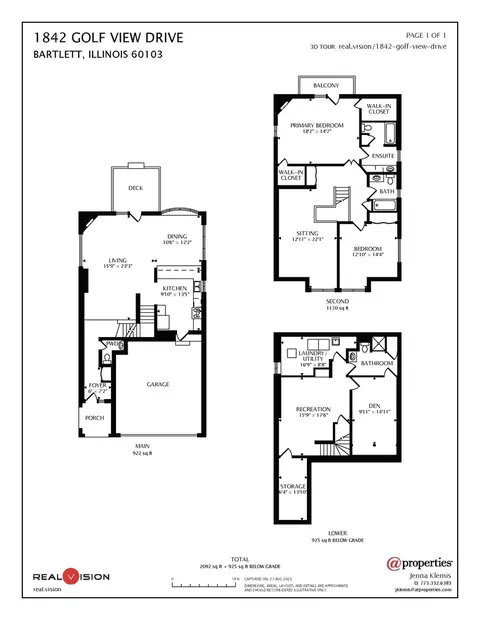 1842 Golf View Dr, Bartlett, IL 60103 photo 2