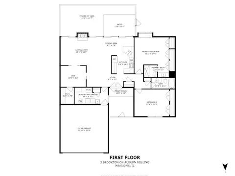 Floorplan - 3 Brookton On Auburn Ln, Rolling Meadows, IL 60008 photo 1 of 1