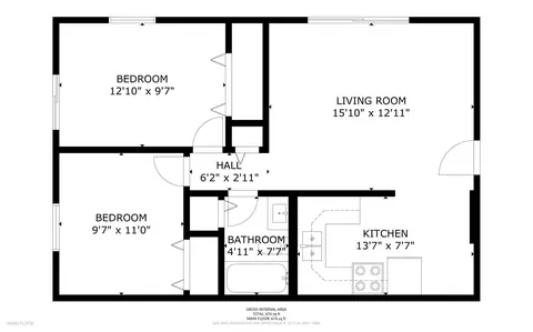Floorplan - 3355 Kirchoff Rd #6A, Rolling Meadows, IL 60008 photo 1 of 1