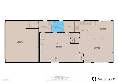 Floorplan - 5518 Wilcox Ave, Downers Grove, IL 60516 photo 1 of 2