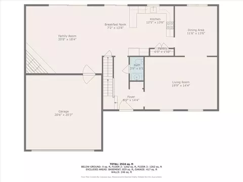 Floorplan - 1554 Deer Run, Gurnee, IL 60031 photo 2 of 4