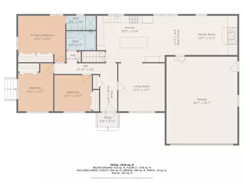 Floorplan - 466 Melrose Ct, Elgin, IL 60123 photo 1 of 3