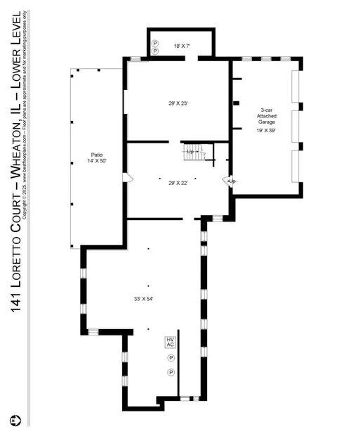 Floorplan - 141 Loretto Ct, Wheaton, IL 60189 photo 4 of 4